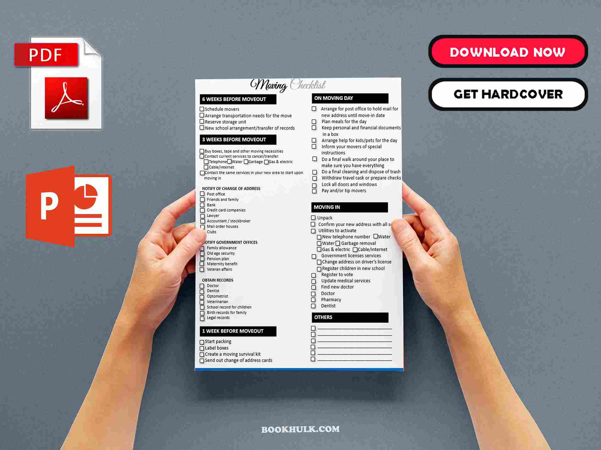  Printable Moving Checklist